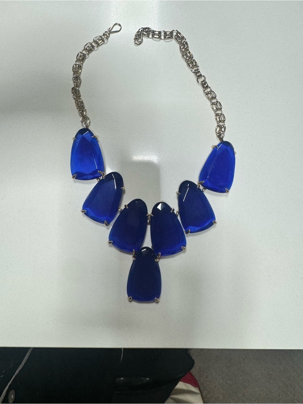 Kendra Scott Cobalt Blue Statement Necklace - Picture 2 of 2